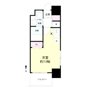ドゥーエなんば南の間取り図
