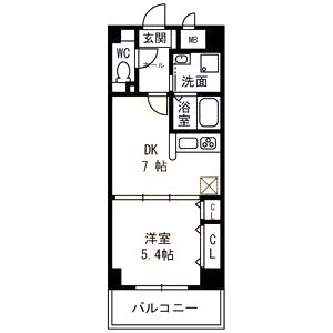 カナセ上汐町の間取り図