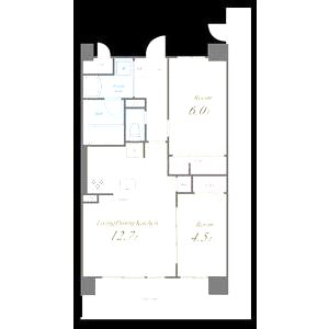 アトリエール堺寺地町の間取り図