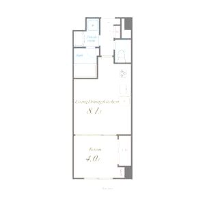 グランディア梅田ノースの間取り図