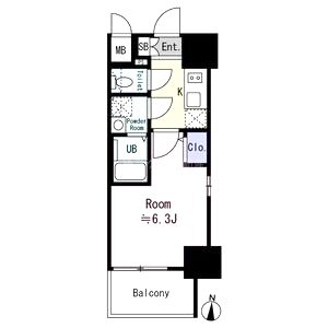 エスリード新大阪アヴァンの間取り図