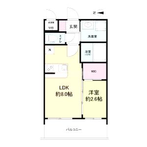 セレニテ新大阪ミラク壱番館の間取り図
