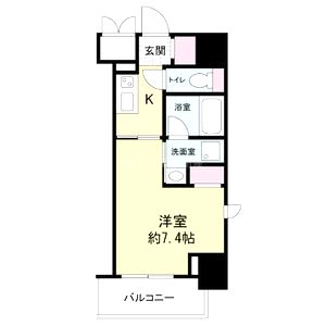 ドゥーエ立売堀の間取り図