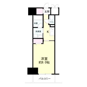 ドゥーエ立売堀の間取り図