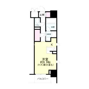 ドゥーエ立売堀の間取り図
