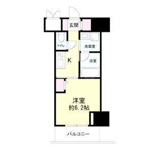 ドゥーエ立売堀の間取り図