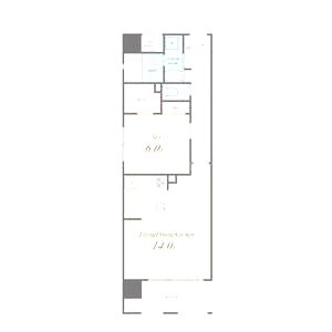 Ocean松屋町の間取り図