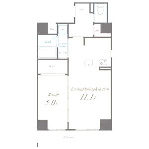 THE TERRACE天王寺 MKの間取り図