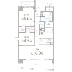 Alice Garden Esakaの間取り図