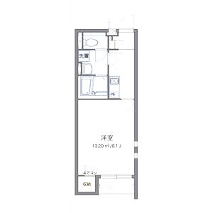 クレイノハイム ルーエの間取り図