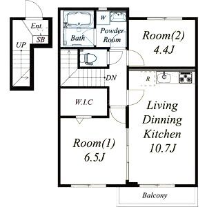 cherir上泉の間取り図