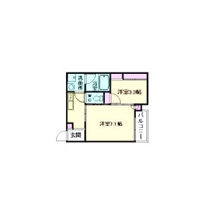 ステディ下新庄の間取り図