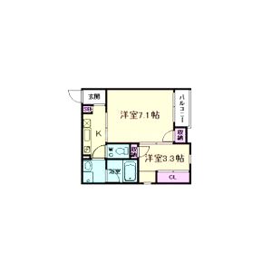 ステディ下新庄の間取り図
