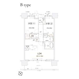 エスリード堺レジデンシアの間取り図