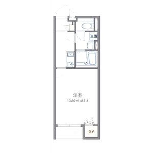 クレイノ式内の間取り図