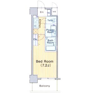 ミュプレ北浜の間取り図