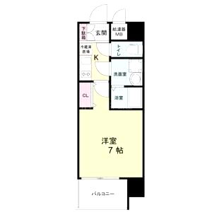 Live Casa城東中央の間取り図