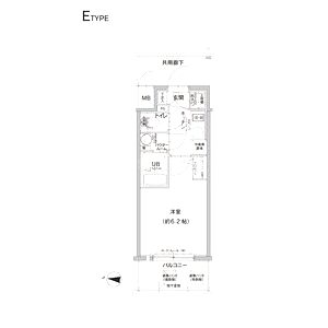 エスリード大阪梅田リュクスの間取り図