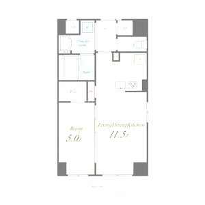 ルアナ北梅田の間取り図