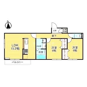 セジュール・ルボワの間取り図