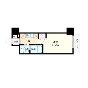 セレニテ本町グランデの間取り図