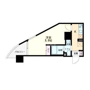 セレニテ本町グランデの間取り図