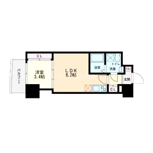 セレニテ本町グランデの間取り図