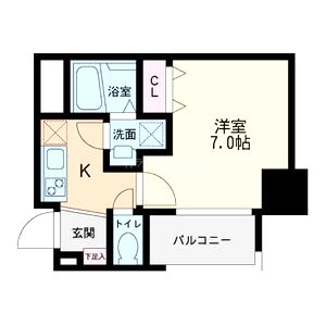 セレニテ本町グランデの間取り図