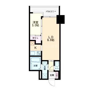 セレニテ本町グランデの間取り図
