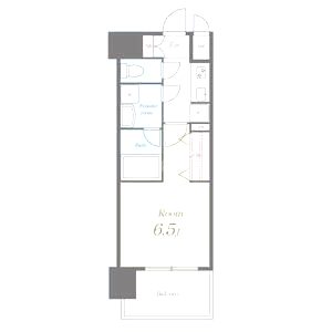 セイワパレス梅田茶屋町の間取り図