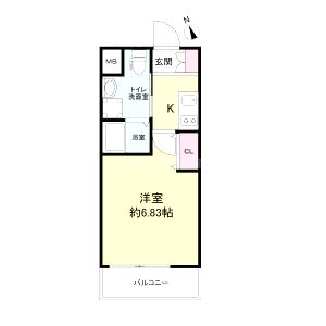 Live Casa千林大宮の間取り図