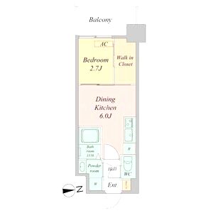セレニテ新大阪エクラの間取り図