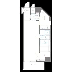 ファイブコート梅田の間取り図