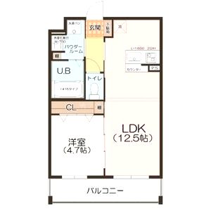 プロスパーグランデの間取り図