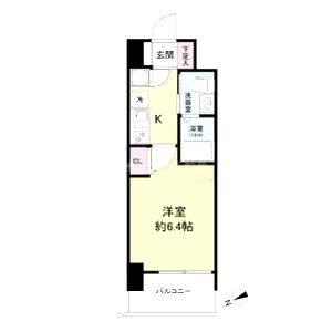 セレニテ九条リアンの間取り図