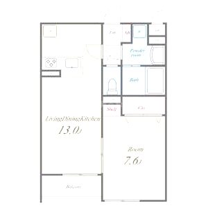 Avenir(アヴニール)の間取り図