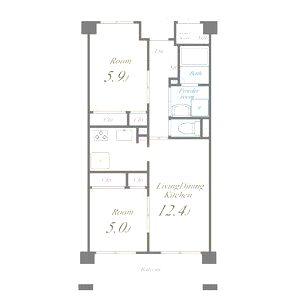 ベルフォート和泉の間取り図