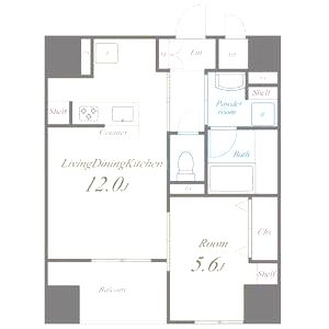 MBC RESIDENCEの間取り図