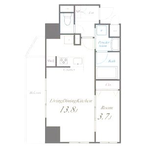 MBC RESIDENCEの間取り図