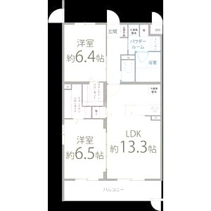メゾン錦IIの間取り図