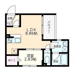 SKレジデンス立花の間取り図