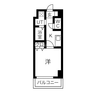 U-ro松屋町の間取り図