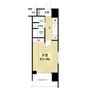 グランカーサ梅田北の間取り図