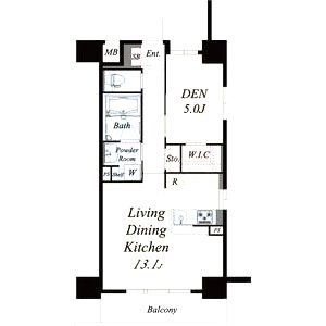 フェンテ・一条の間取り図