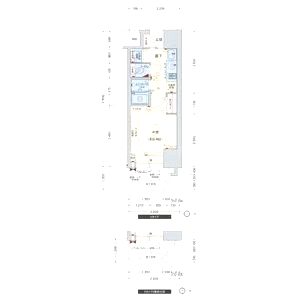 プレサンス心斎橋ラヴィの間取り図