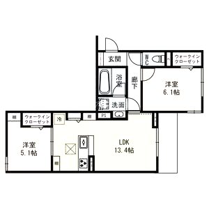 クラシスト深江北の間取り図