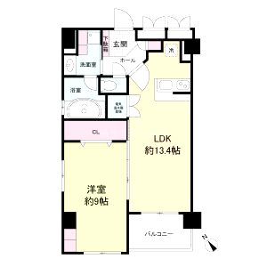 グレンパーク梅田北の間取り図