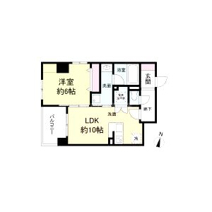グレンパーク梅田北の間取り図
