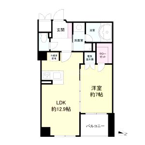 グレンパーク梅田北の間取り図