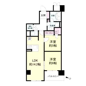グレンパーク梅田北の間取り図